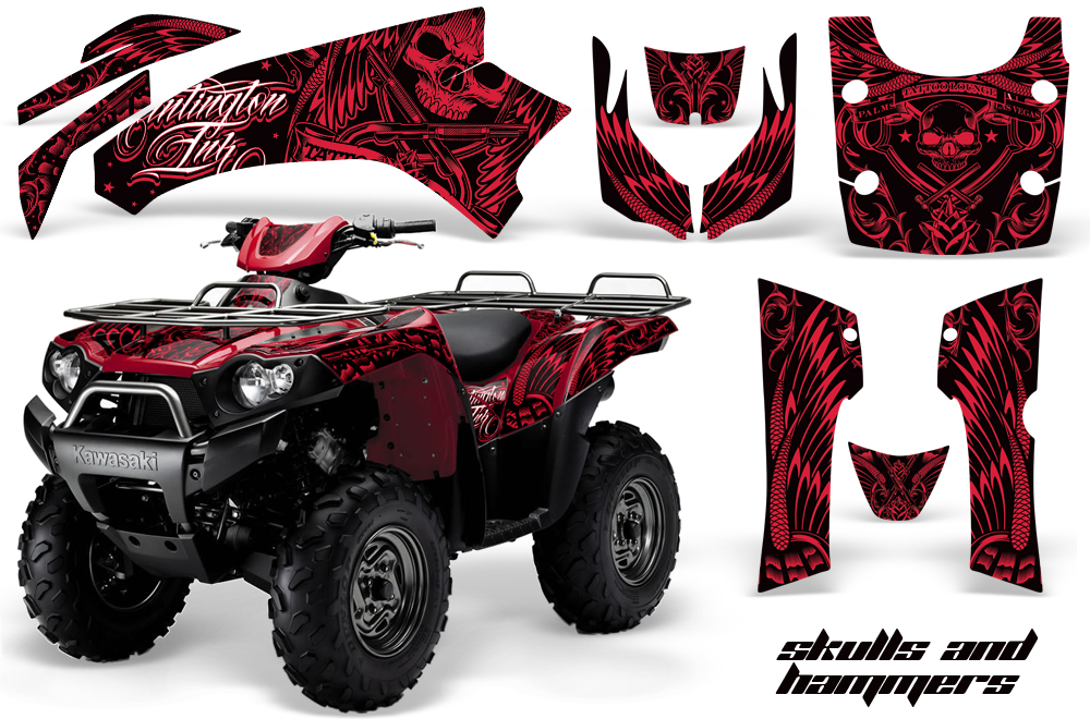 Kawasaki Brute Force 750 Graphics hi skullshammers